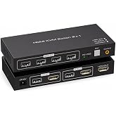 KVM Switch 1 Monitors 2 Computers 004