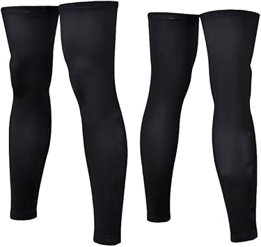 Amazon レッグカバー 黒 メンズ レディース 兼用 サイクリング 快適 L スポーツ アウトドア