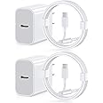 iPhone 13 12 11 Fast Charger [Apple MFi Certified] 2Pack 20W PD USB C Wall Charger Type C Power Adapter Lightning Cable Cord Compatible with Apple iPhone 13 Pro/12/12/11/11Pro Max/XS/XR/X/8/SE/iPad