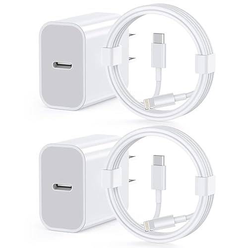 iPhone 13 12 11 Fast Charger [Apple MFi Certified] 2Pack 20W PD