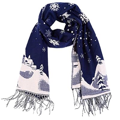 Vbiger Unisex men women Reversible Winter Scarf Oversized Warm Wrap Shawl Thickened Pashmina with Tassels Vbiger Unisex men women Reversible Winter Scarf Oversized Warm Wrap Shawl Thickened Pashmina with Tassels