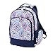 Sophie Paisley Pink Blue 2 Piece Polyester Zippered Backpack & Lunch Box Bag Set