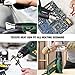 Heat Gun,TECCPO 1500W Electric Hot Air Gun with 2-Temp Mode 752℉~1022℉,4 Stainless Steel Accessories,Fast Heating In Seconds perfect for Shrinking PVC,Stripping Paint