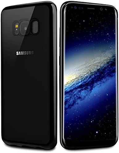 Galaxy S8 Bumper Case, innislink S8 Case TPU Ultra Thin Anti-scratches Shock Resistant Galaxy S8 Bumper Case Soft Gel Crystal Clear Protective Case Cover For Samsung Galaxy S8 - Jet black