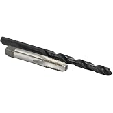 Drill America - POU1/8NPTW/DRILL 1/8" Carbon Steel NPT Pipe Tap and R High Speed Steel Drill Bit Set, POU Series