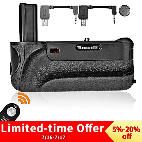 Fositan bg-3fir vertical battery grip with ir remote co…