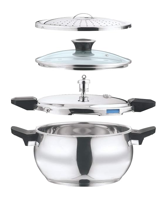 Buy Vinod Magic Stainless Steel Pressure Cooker, 3.5 litres, Silver