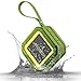 Archeer A106 Outdoor Portable Bluetooth Speakers with Microphone, Powerful 5W Driver with Enhanced Bass, 20 hour Playtime, for Shower/Sports Green