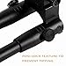 Ohuhu Tactical Rifle Bipod with Adjustable Handy Spring Return for Sniper Hunting, 6.5