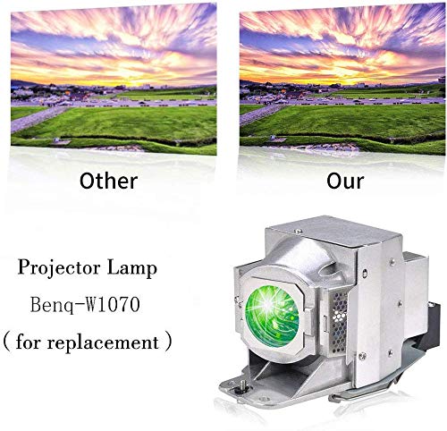 5J.J7L05.001 Original Quality Replaceable Lamp for Benq W1070 W1080st HT1075 HT1085st Projector Replacement Lamp Bulb, with Housing - Thumbnail 2