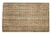 Iron Gate -Handspun Jute Area Rug 24"x36"-Natural- Hand Woven by Skilled Artisans, 100% Jute Yarns, Thick Ribbed Construction, Reversible for Double The wear, Rug pad Recommended primary