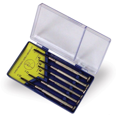 Click Here to See More Images Buffalo Tools PS6 Screwdriver Set, 6-Piece Mini Precision, Chrome Plated