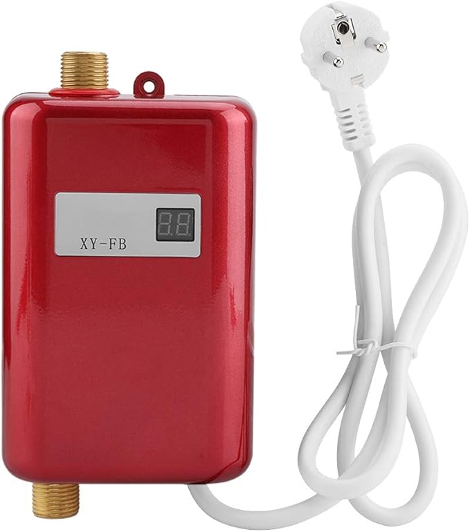 Durchlauferhitzer, Küche Bad 220V 3800W Mini Electric Tankless Durchlauferhitzer mit LCD-Display ...