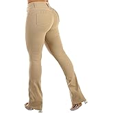 Moda Xpress Womens Juniors High Waisted Butt Lifting Navy Skinny Pants - Levantacola High Rise Pants