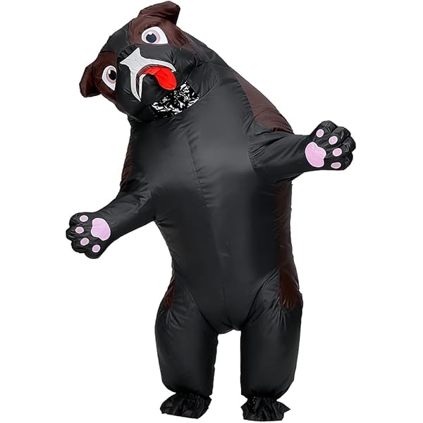 Zga Schwarz Herren Schwarz Verstellbare Leder Halbe Brust Bulldog