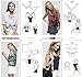 ETSYG 32'' Silk Scarf Women's Fashion Pattern Large Square Satin Headscarf Headdress