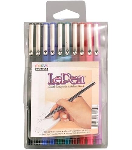 UCHIDA LePen 0,03 Mm Fineliner – Pastell Korallenrosa, Mikrofeine Spitze, Säurefreie & Wischfeste Tinte