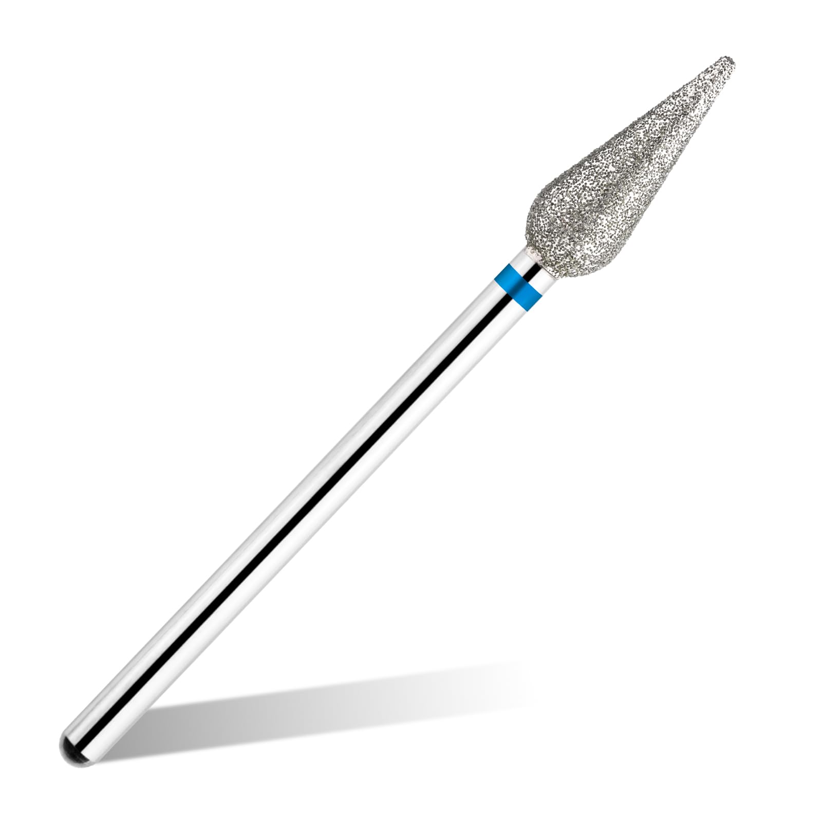 BNG Cuticle Drill Bit for Nails Electric Nail Drill File Bits Professional 1 Pcs Cone Diamond Carbide Cuticle Cleaning Efile Bits Nail Art Replacement Burr Manicure File Tool, Medium