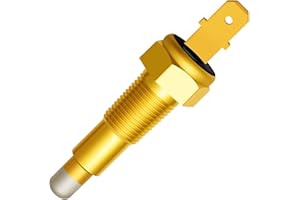 USUCRRE Fan Thermostat Switch 1/8" NPT, 200'F On - 185'F Off, Thread-in Direct Fit Automotive Ground Electric Radiator Cooling Temperature Sensor Fans Thermostatic Switchs