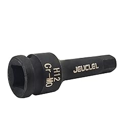 JEUCLEL 12mm Hex Impact Bit Socket, H12 1/2-Inch
