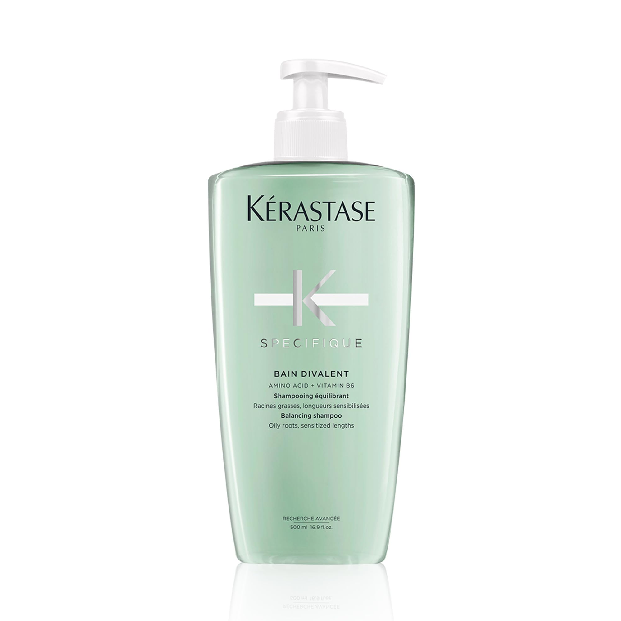 Kérastase Shampoo for Oily Scalp and Damaged Lengths, Balancing and Clarifying Hair Bath, Bain Diva