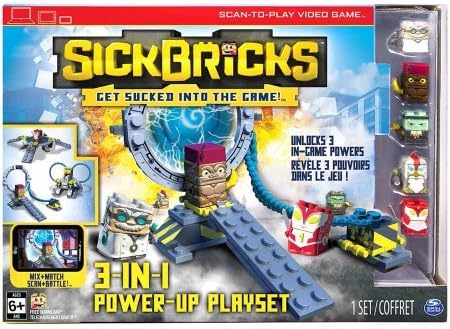 Sick Brix 3-in-1 Power up Set Action Figure, Red