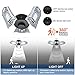 Led Garage Lights Motion Sensor Garage Lighting 60W 6000 LM Three Leaf Garage Led Lights Ceiling Led Adjustable Light Deformable Garage Light Bulb (Motion Activated Version)