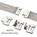TUJUIO for Apple Watch Band 38mm 42mm Women, Stainless Steel Metal Replacement Watch Band for iWatch Sport Edition Series 3 2 1 Gold-38mm