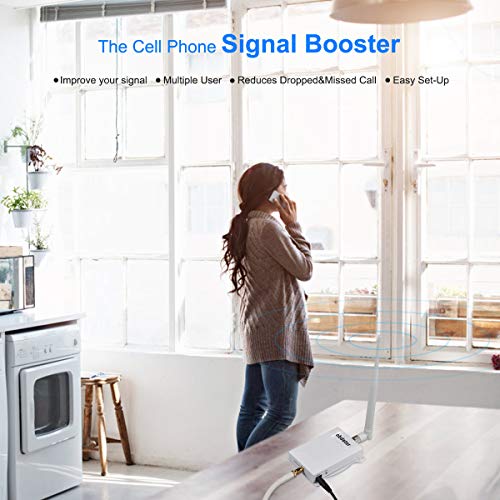Verizon Signal Boosters 4G LTE Cell Phone Signal Booster High Gain 65dB Cell Booster Verizon obdator 700Mhz Band 13 Verizon Mobile Phone Signal Booster for Home and Office - Thumbnail 3