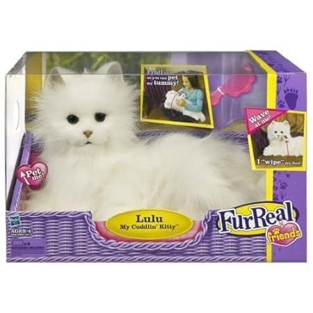 Hasbro 89987 FurReal Friends - Katze Lulu (farblich sortiert) - Art Nummer: Braun / Weiss Lulu 92464