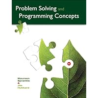 Problem Solving and Programming Concepts: Sprankle, Maureen, Hubbard ...