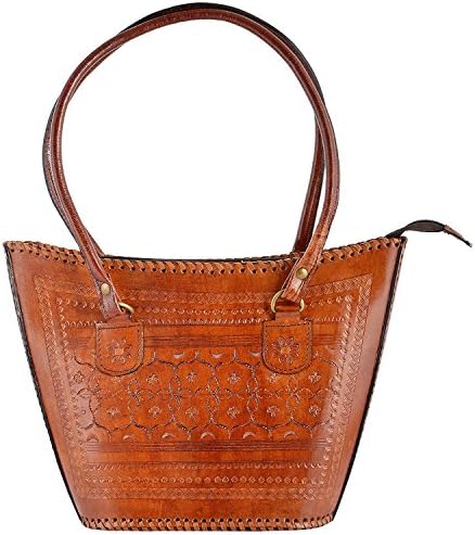 Womens 11 Inch Top Handel zipper closure exclusive collection Leather purse Shoulder Purse Vegen Full Grain Pure Hide Hand crafted Bag By Sparsh Inc
