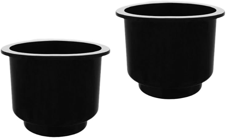 Amazon 3サイズ 黒い ボート カップホルダー ドリンクホルダー ボート マリン Rv用 2個 ドリンクホルダー 車 バイク