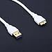 NewLobo(TM) Ultra Slim Extra Short 1 feet 0.3M USB 3.0 Superspeed Data Sync & Charging Cable for Samsung Galaxy S5 / Galaxy Note 3 N9000 N9002 N9005 Note III(1 feet)