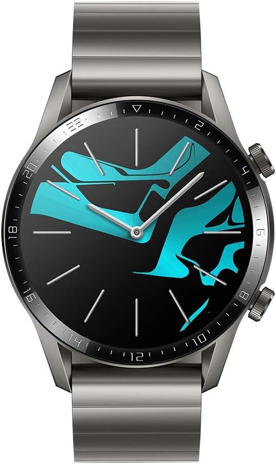 HUAWEI Watch GT 2 Smart Watch, 1.39 Inch AMOLED Display with 3D Glass Screen, 2 Weeks Battery Life, GPS, 15 Sport Modes, Bluetooth Calling Smartwatch, Titanium Grey, 46 mm