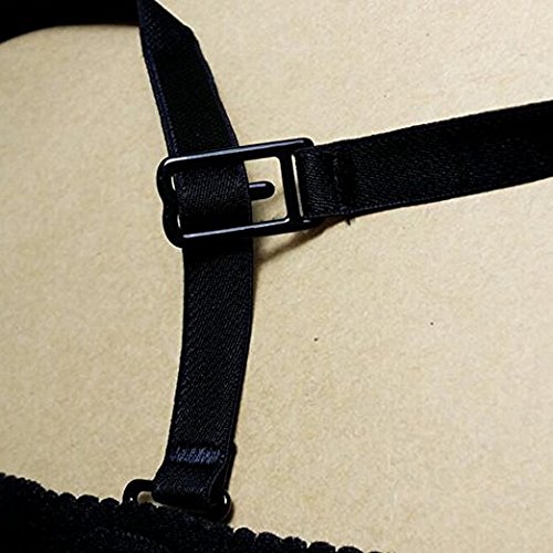 Artyea 3 Pcs Non-Slip Women's Elastic Bra Strap Holder (Black,White,Skin Color) - Thumbnail 2