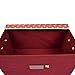 Multi-Use Christmas Storage Box with classic snowflake lid- Holds holiday greenery, ornaments, villages, nutcrackers and more-Durable cardboard core for stability