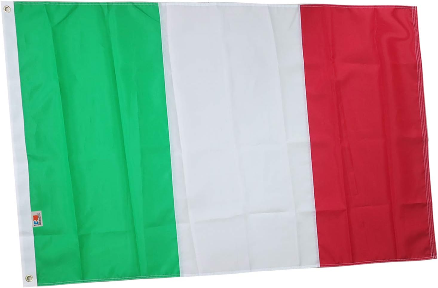 rhungift Heavy Duty Italy Flag 3x5 Ft, Longest Lasting Oxford Nylon 210D