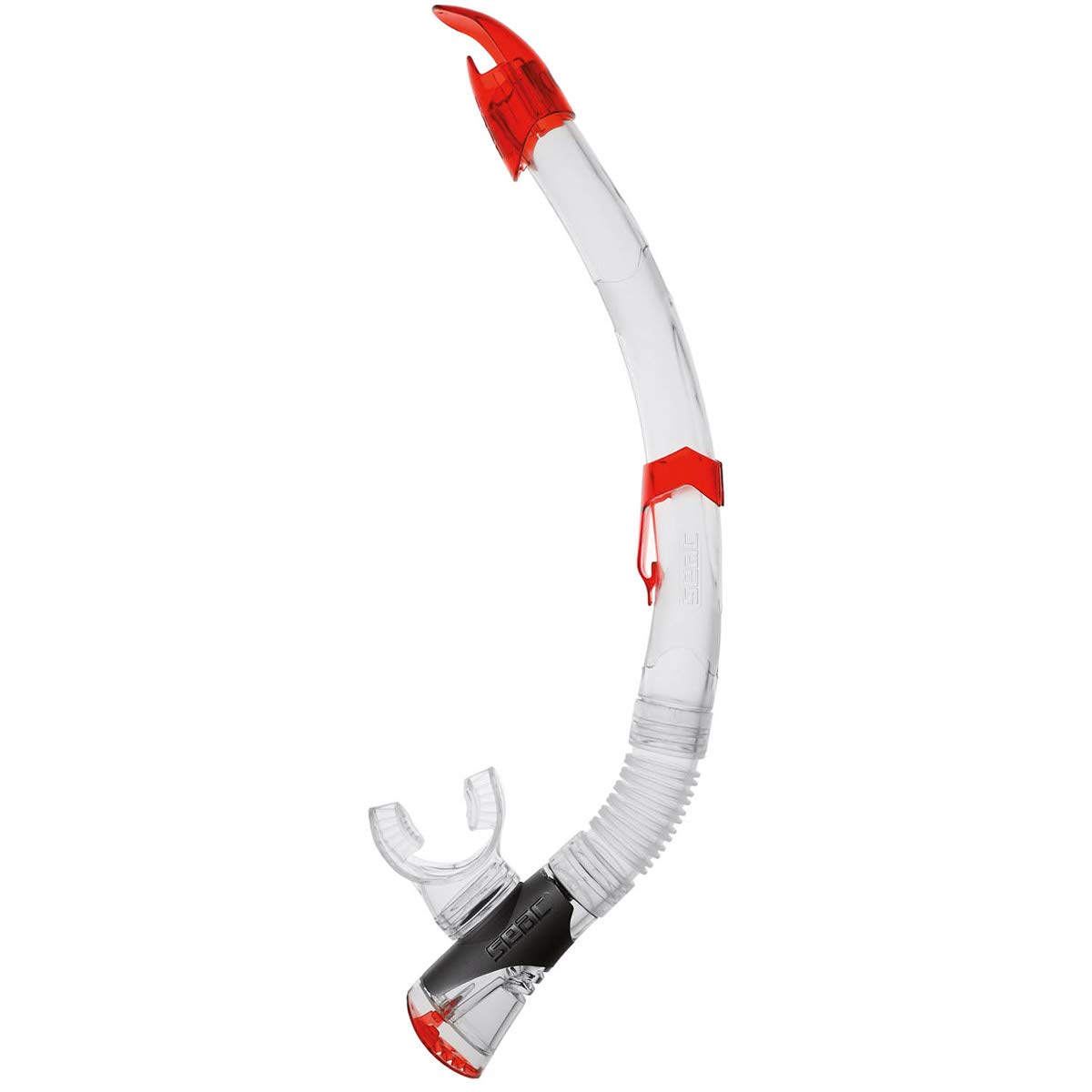 SEAC Fast Tech Snorkel - Red, None