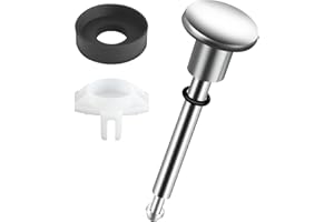 ONNELISUS Tub Spout Diverter Repair Kit, Leak Prevention Design with Metal Stem & Rubber Seals & Gate, Bathroom Shower Bathtub Leaky Faucet Repair Replacement Parts