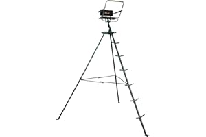 BIG GAME Pursuit Tripod Whitetail Deer Elk Mule Pronghorn Above Hunting Outdoors Padded 360 Degree Rotation 12' Tall Treestand