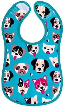 Baby Bib Unique Cute Dog Print Soft Easy Clean