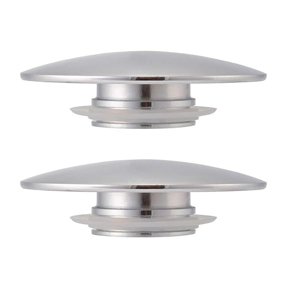 2pcs Pop Up Bathroom Sink Plug, Kitchen Bathroom Sink Drain Stopper Pop