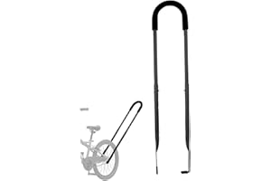 Bike Trainer, 4 Height Adjustable Bike Training Handle, Metal Balance Trainer with Comfortable Grip, Balance Bar for Enhanced