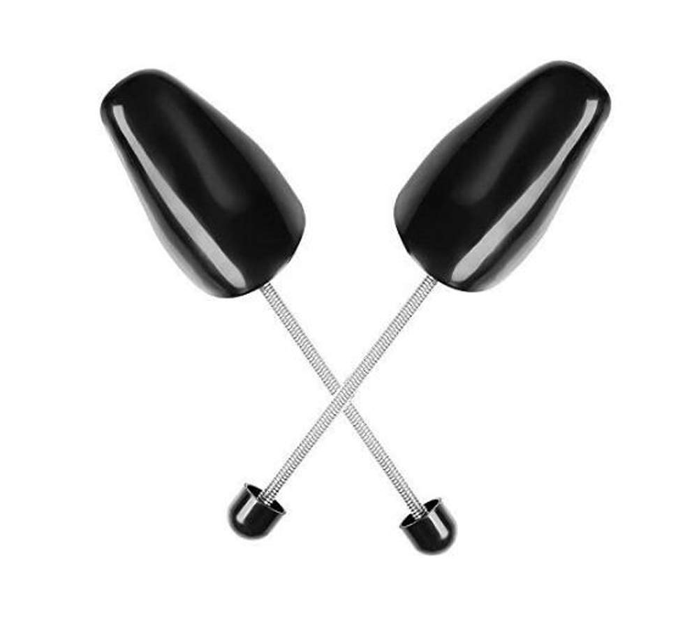 Ericotry 2 Pairs Men's Black Adjustable Keep Shape Shoe