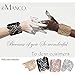 eManco Adjustable Vintage Lace Wide Cuff Bangles Bracelets for Women Yellow Gold Plated Jewelry