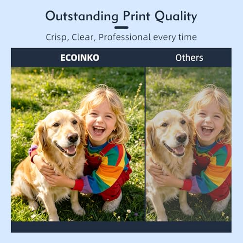 ECOINKO PG-575XL & CL-576XL - 900+ Pages, Replacement for Canon 575 and 576 Original Ink Cartridge 575 576 XL for Canon Pixma TS3550i TS3750i TS3751i TR4750i TR4751i TR4755i TR4756i