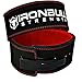 PowerLifting Belt - 13mm Lever Weight Belt - 4-inch Wide - Heavy Duty for Extreme Weight Lifting and Power Lifting (Black/Red, Medium)
