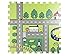 Road Rally Play Foam Floor Tiles For Kids - Jumbo Interlocking Foam Mats - Soft Alternative To Race Track Rug - Set of 4 Large 24 x 24 Inch Pieces - Perfect Hot Wheels Mat Or Other Toy Cars