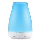 URPOWER 2nd Version Essential Oil Diffuser Aroma Essential Oil Cool Mist Humidifier with Adjustable Mist Mode,Waterless Auto Shut-off and 7 Color LED Lights Changing for Home Office Baby